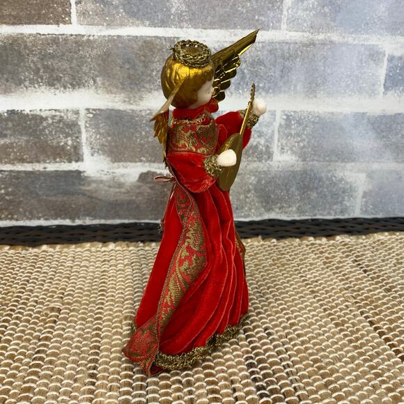 Vintage 1950s - 60s Koestel Wax Angel Christmas Tree Topper Handmade W Germany - Picture 4 of 16